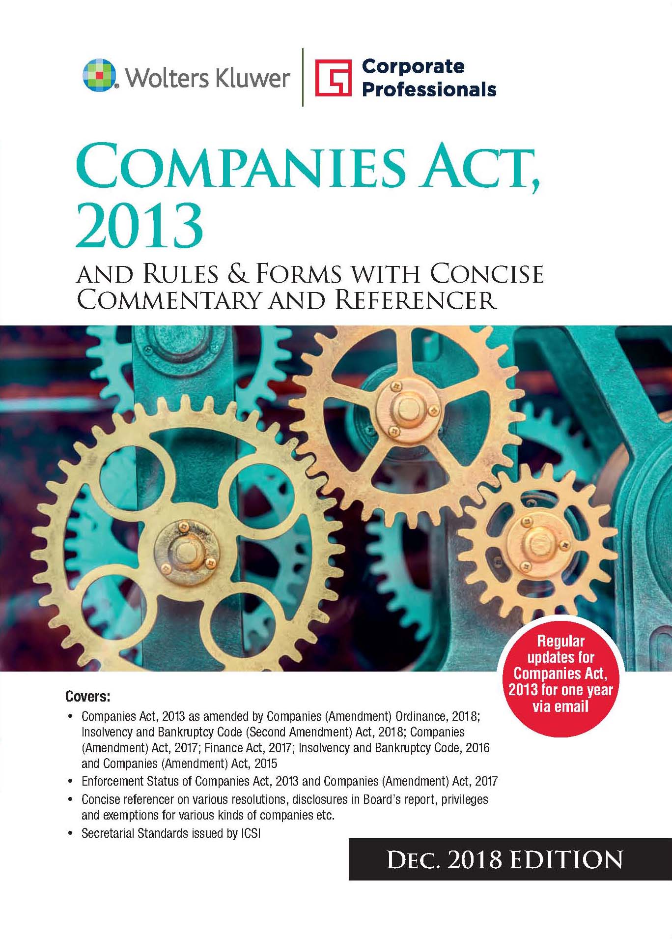Fifth Edition, Companies Act, 2013 and Rules & Forms