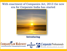 Companiesact.in : Presentation on Company Law Makeover
